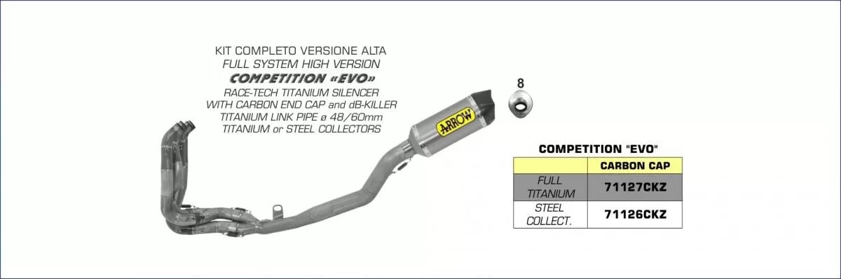 Arrow Link Pipe 71379KZ EEC