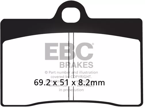 EBC Organic Brake Pads FA095