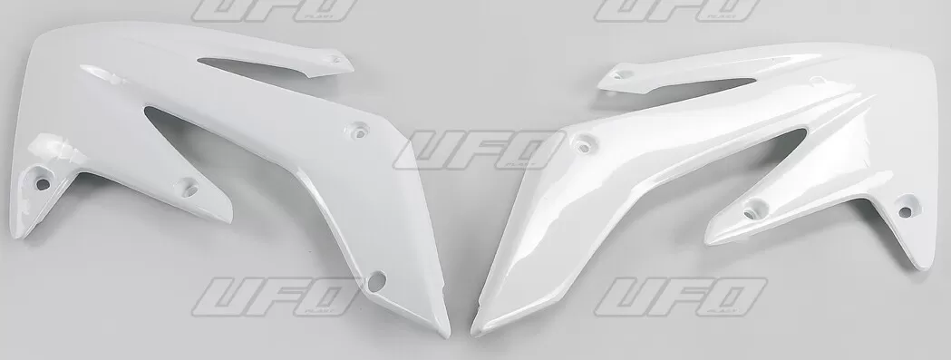 UFO Radiator Covers White CRF250