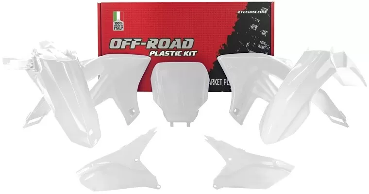 Rtech Plastic Kit 5-Piece White YZF 450 2023