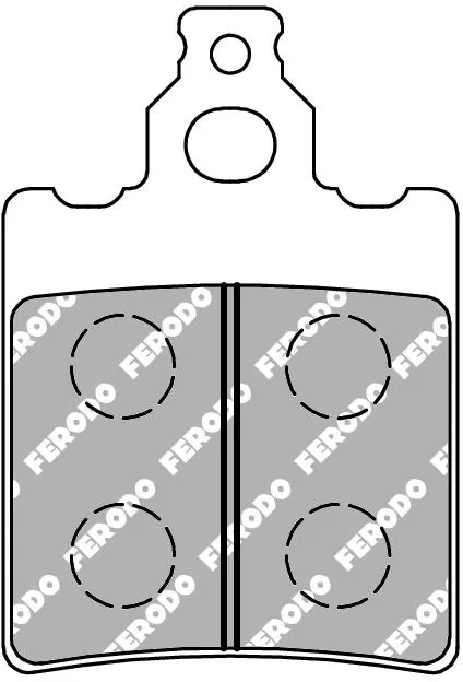 Ferodo FDB624AG Brake Pads Argento AG