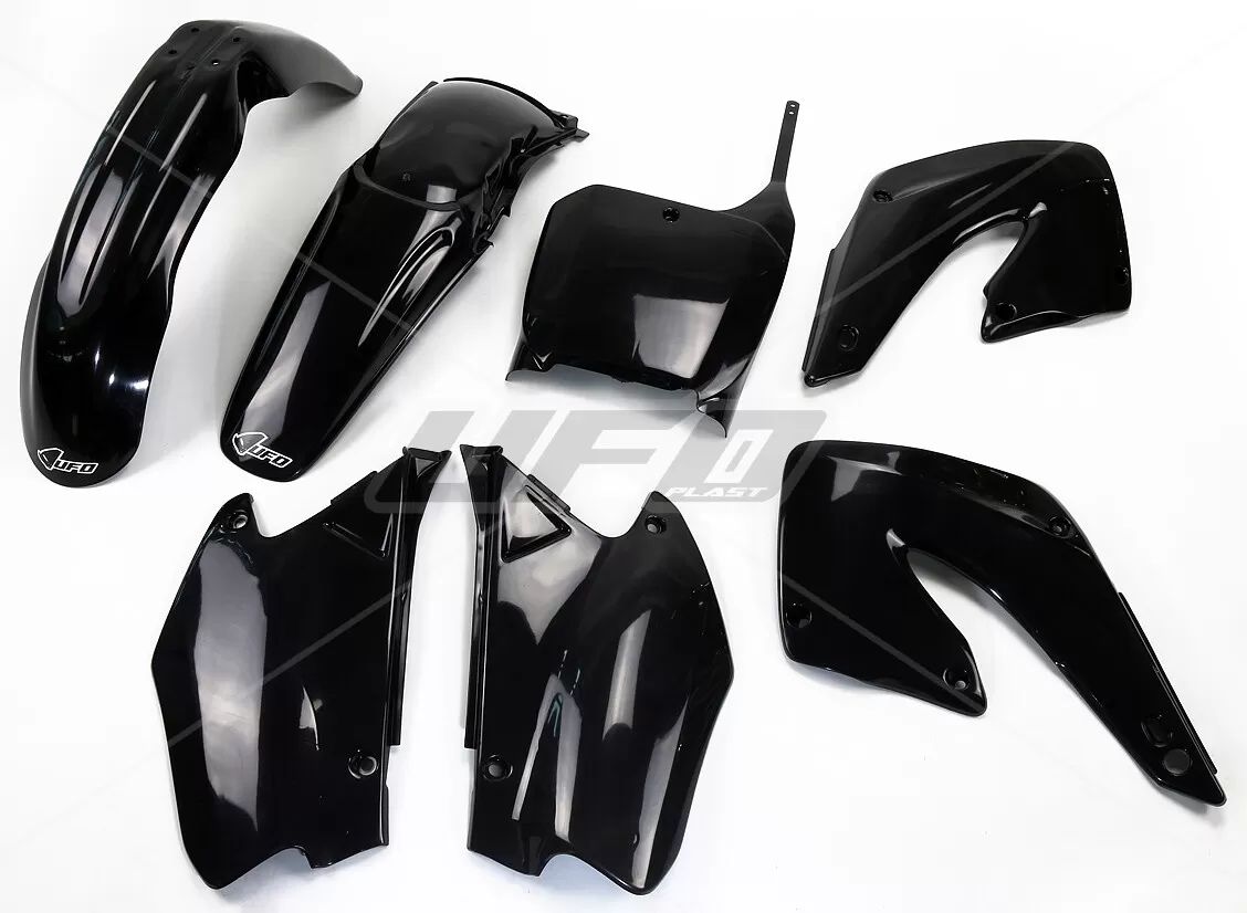 UFO Plastic Kit Black Honda CR125/250 00-01
