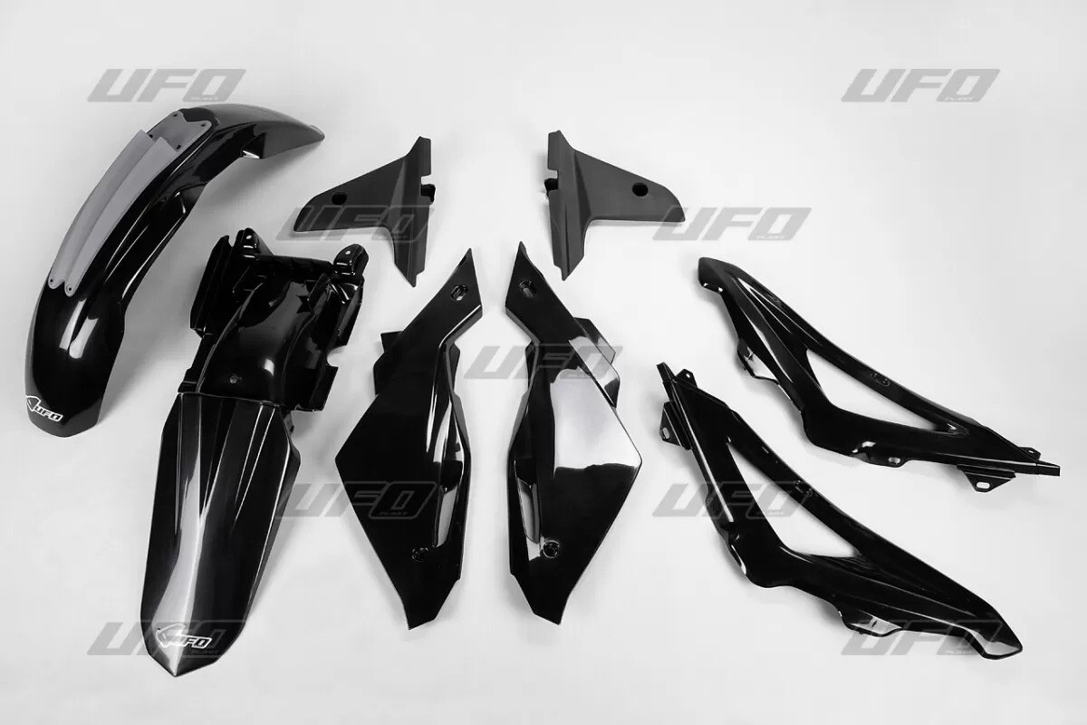 UFO Plastic Kit Black Husqvarna CR/WR 125 09-13