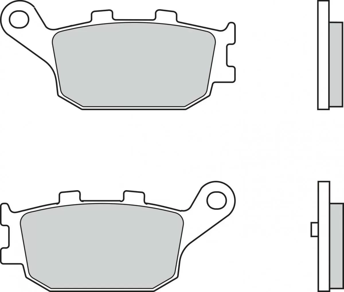 Brembo 07053CC Brake Pads Organic Scooter 