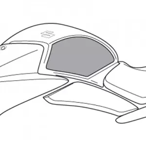 Suzuki Petrol Tank Protection Stickers (Transparent) Inazuma 250 (13-15)