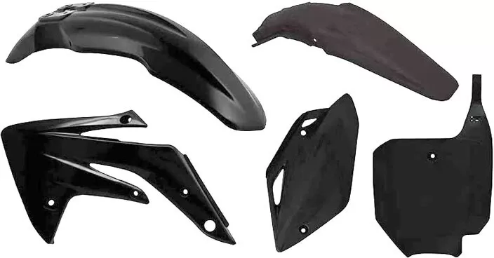 Rtech Plastics Kit Black (5-piece) Honda CRF 150