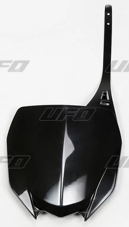 UFO Front Number Plate Yamaha YZF450 2018 Black