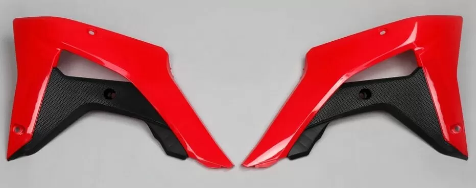 UFO Radiator Covers CRF450RX Black (OEM)