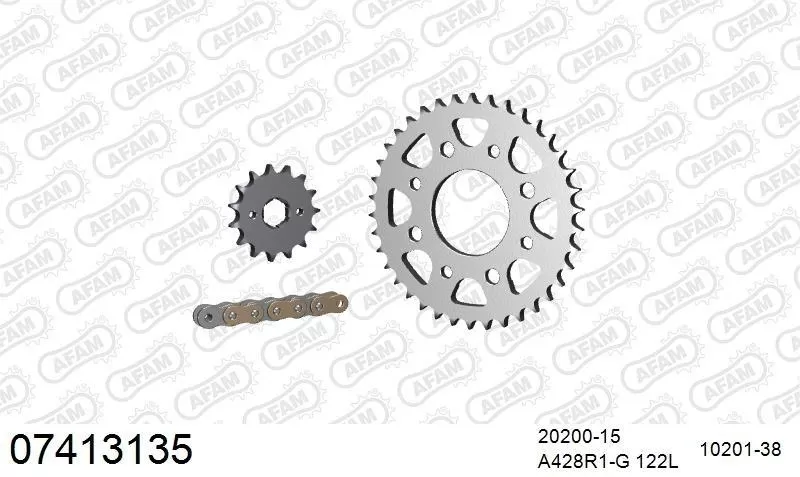 AFAM Chainset - Steel
