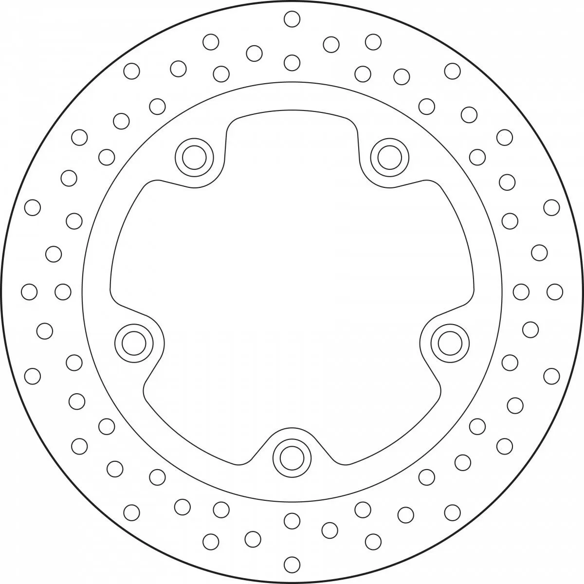 Brembo Brake Disc 68B407A7 260X4