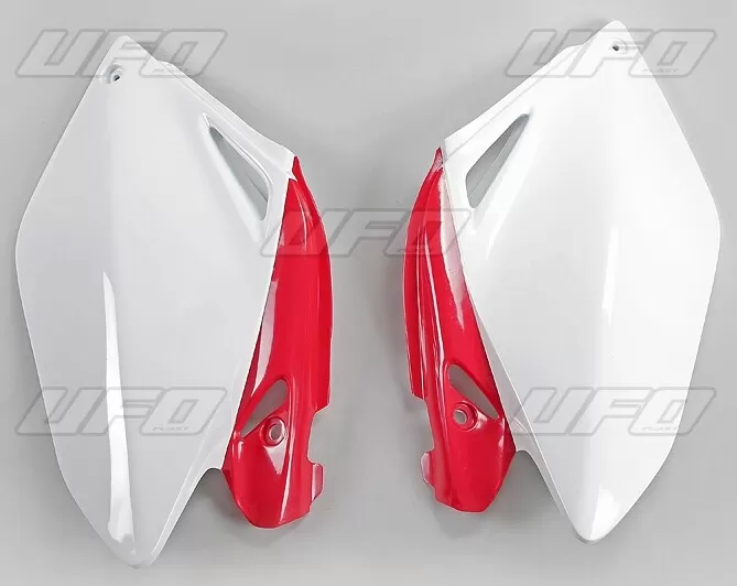 UFO Side Panels White/Red CRF250 R
