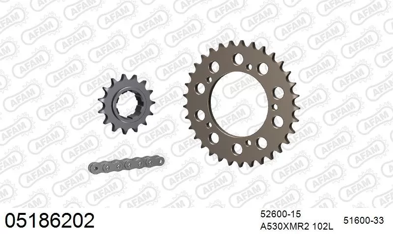 AFAM Chainset - Aluminium