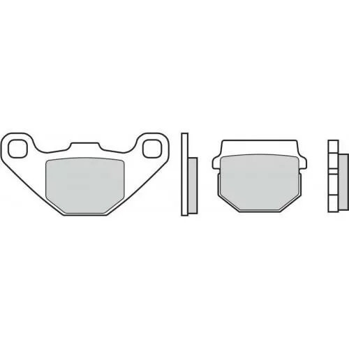 Brembo 07HO1118 Brake Pads Organic Genuine Street 
