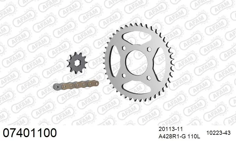 AFAM Chainset - Steel