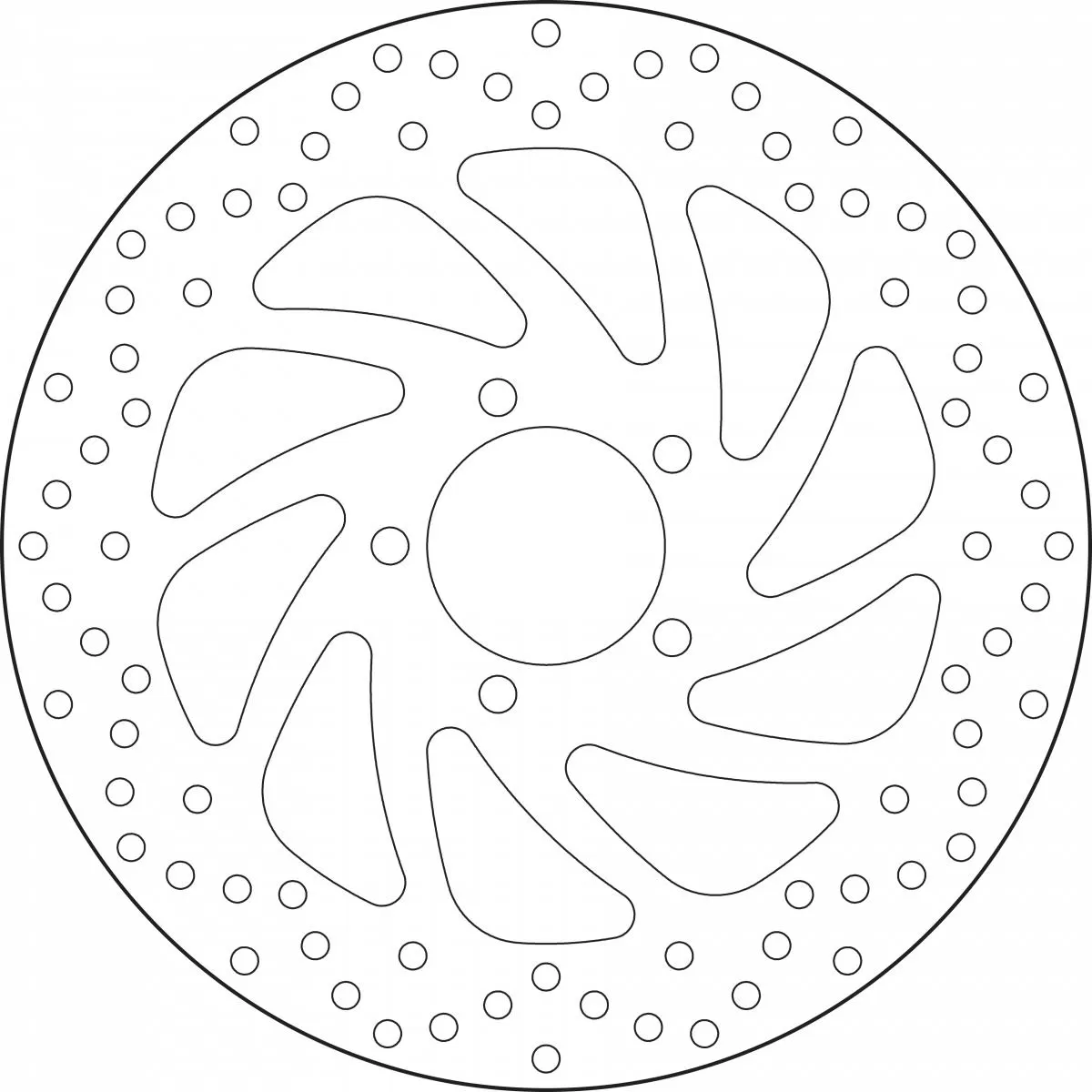 Brembo Brake Disc 68B407J5 280X5