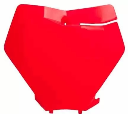 Rtech Front Number Plate KTM SX 125-150 2019 Neon Orange