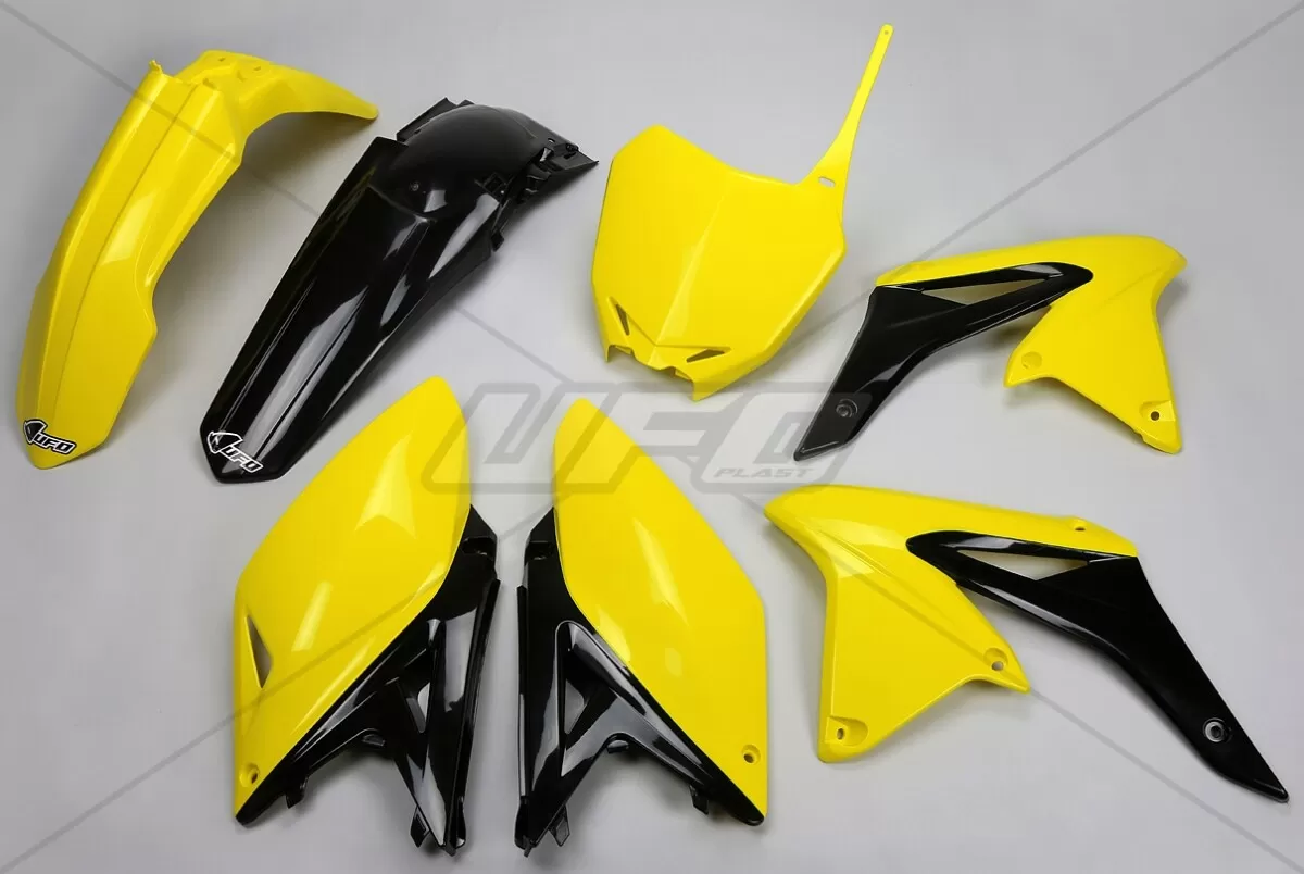 UFO Plastic Kit Black Suzuki RMZ250 13
