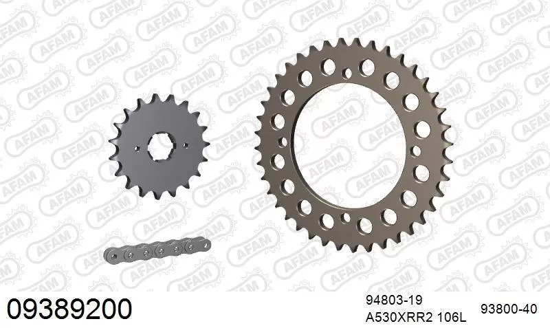 AFAM Chainset - Steel