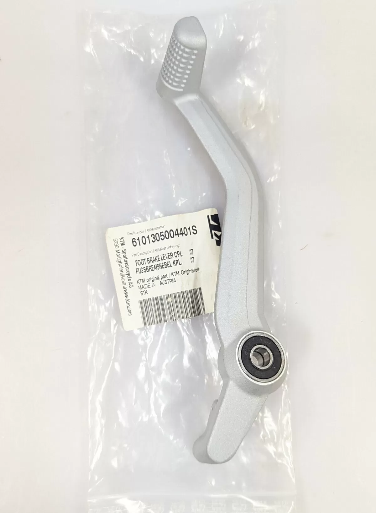 KTM Foot Brake Lever Complete 07 6101305004401S