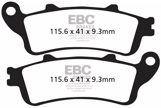 EBC HH Sintered Sportbike Brake Pads FA281HH
