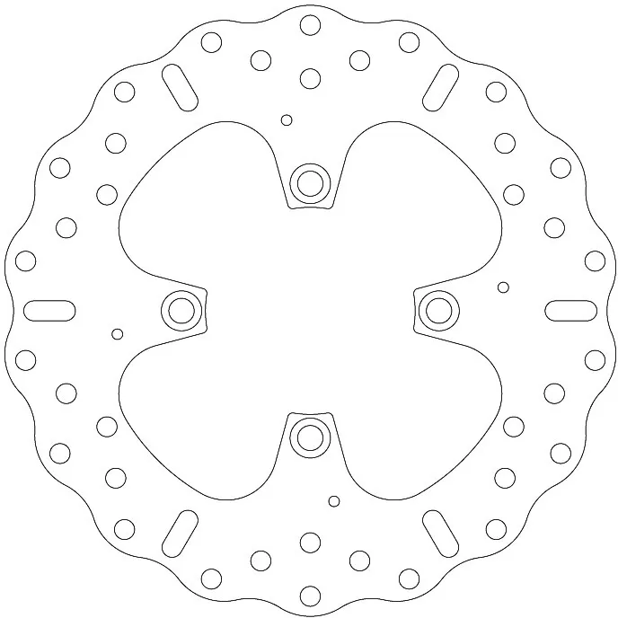 EBC Solid Wave Brake Disc MD880C