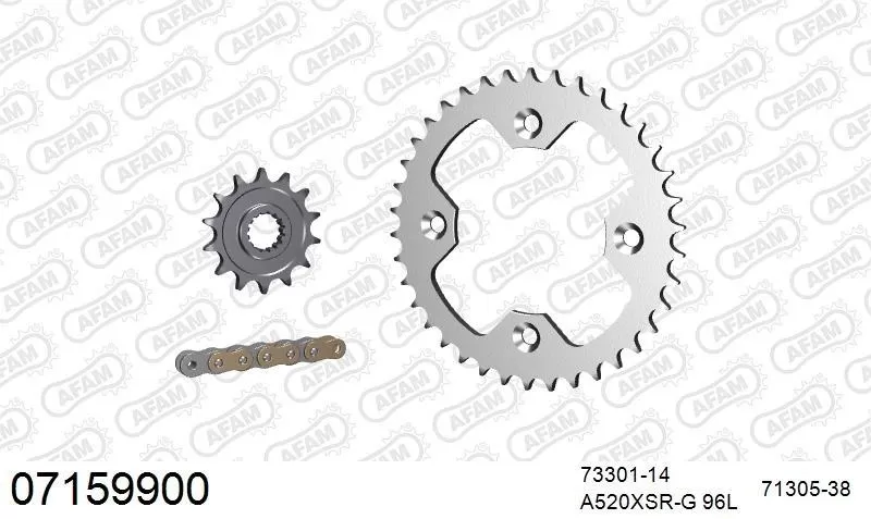 AFAM Chainset - Steel
