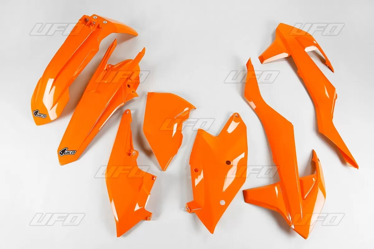 UFO Plastic Kit Orange KTM EXC/EXC-F 17-19