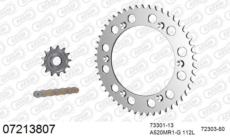 AFAM Chainset - Aluminium