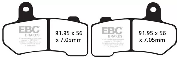 EBC Extreme Pro HH Brake Pads EPFA409HH