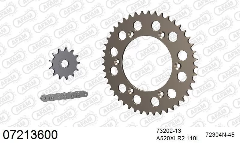 AFAM Chainset - Aluminium
