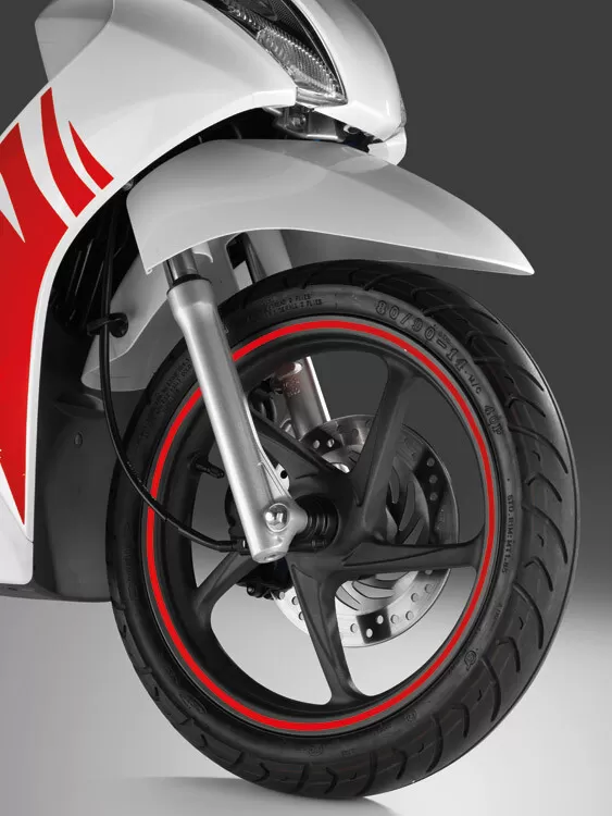 Honda Wheel Stripe Candy Graceful Red