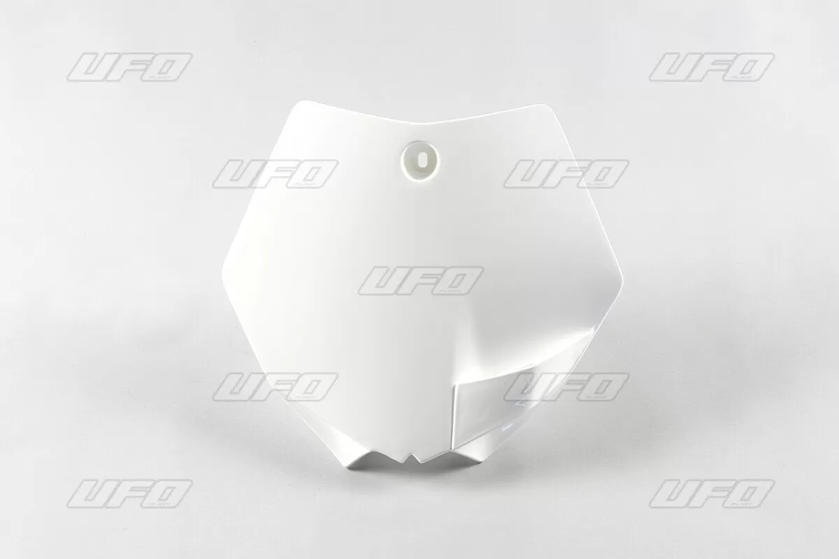 UFO Front Number Plate White KTM SX65