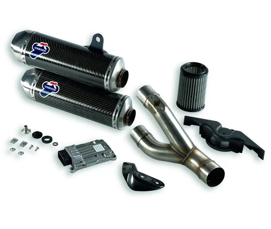 Ducati Carbon racing exhaust kit - M 96458811B