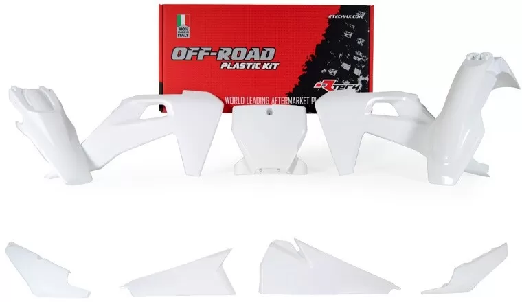 Rtech 5-Piece Plastics Kit White for Husqvarna TC/FC