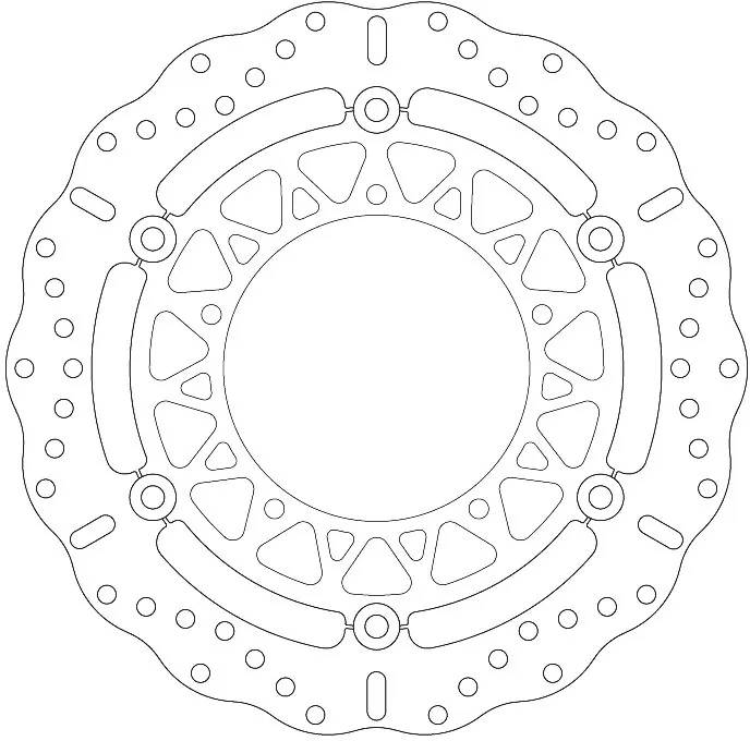EBC Floating Wave Brake Disc MD2124XC