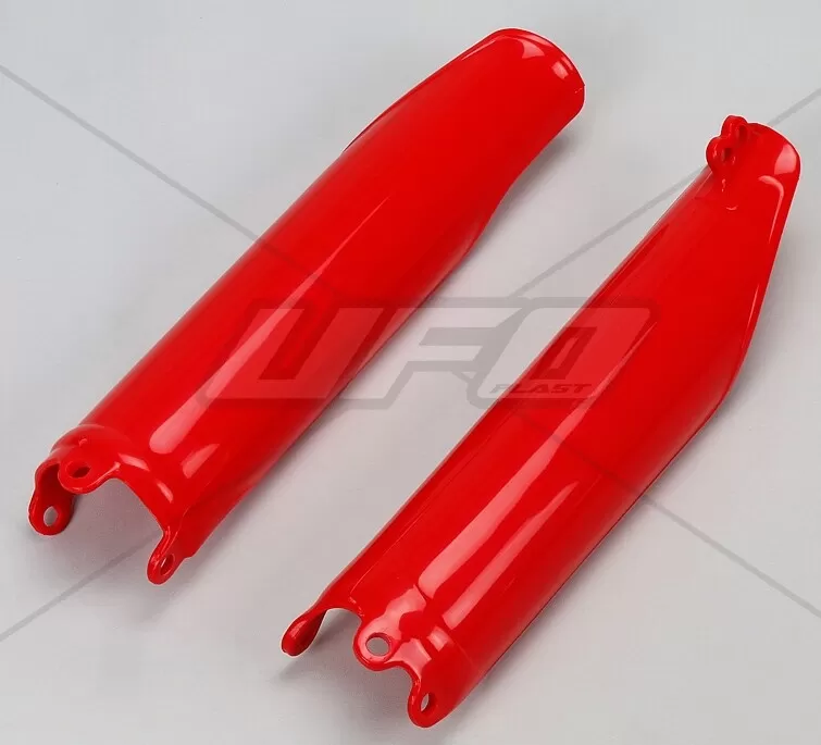 UFO Fork Slider Protectors Honda CRF250/CRF450R Red