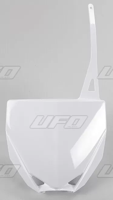UFO Front Number Plate White Yamaha YZ85 15-18