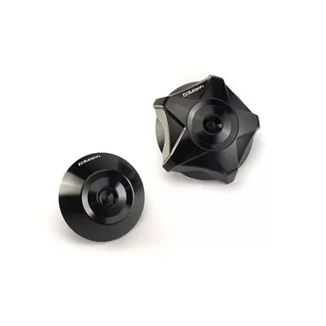 Triumph CNC Rear Wheel End Caps Black