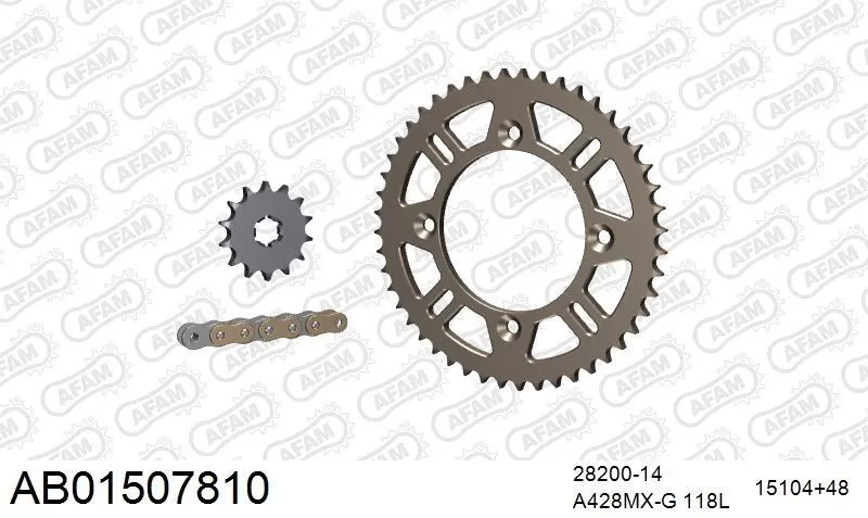 AFAM Chainset - Aluminium AB