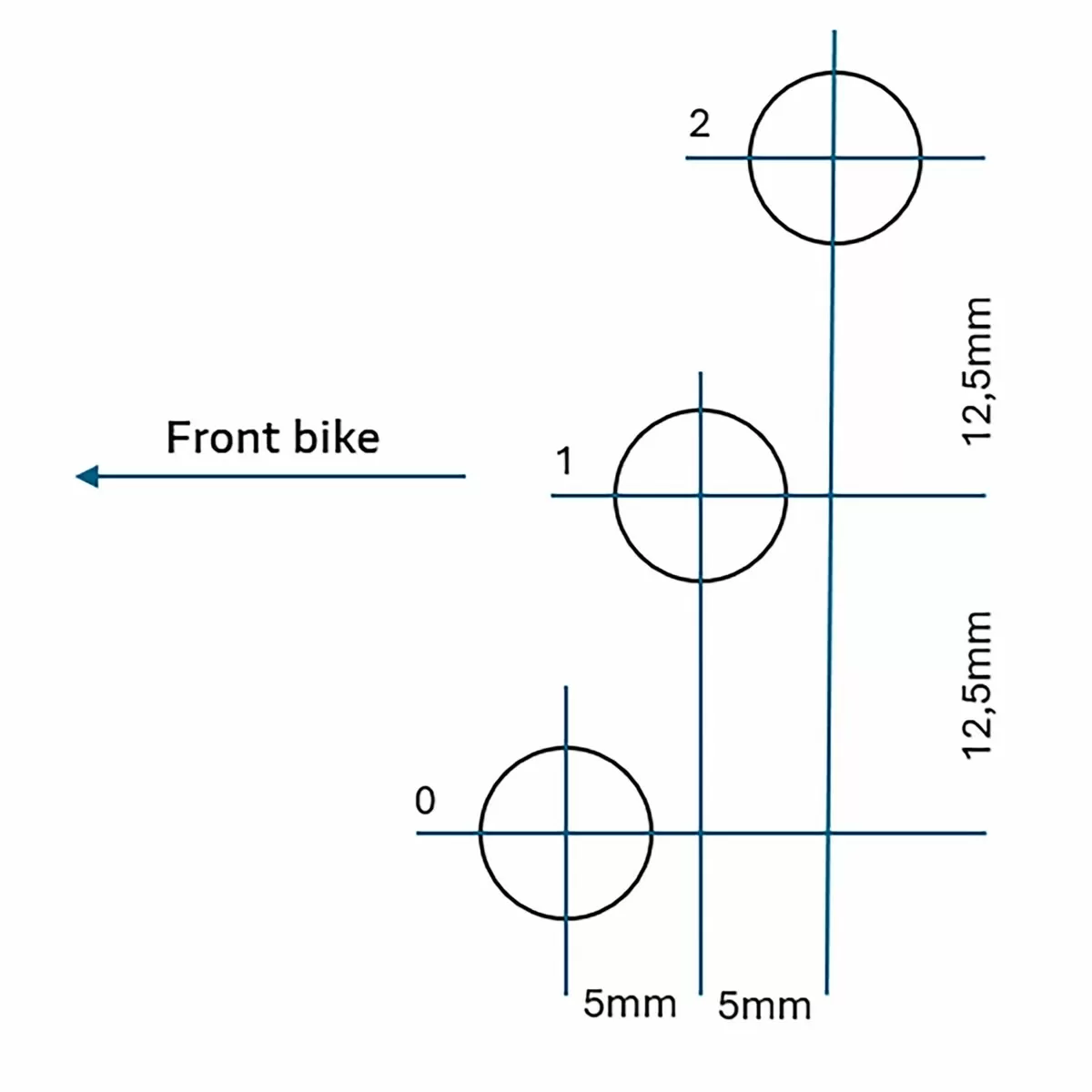 Adjuster Rider Footpeg Set. Pista V21a