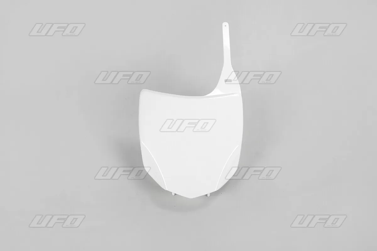 UFO Front Number Plate KX450F White
