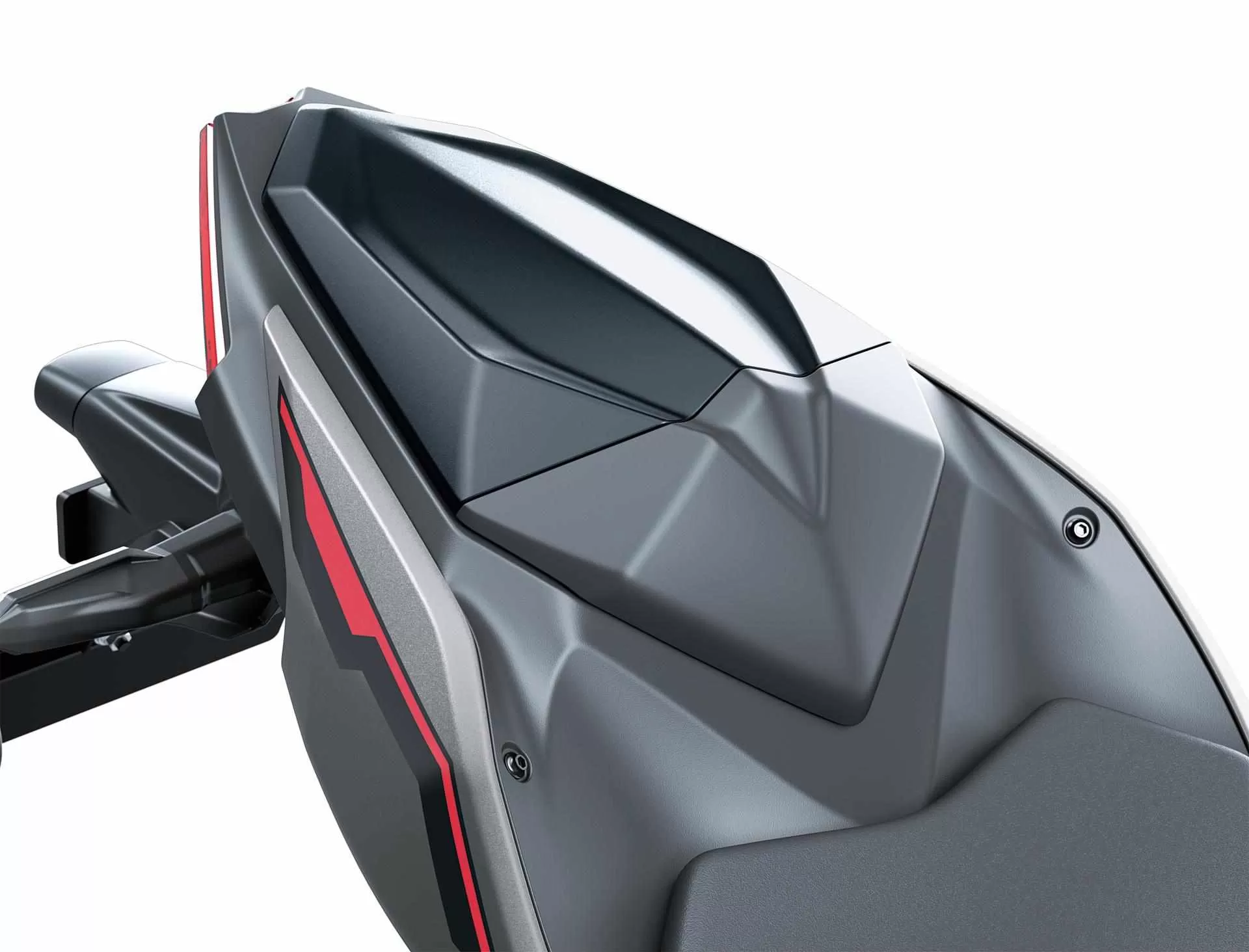 Kawasaki Single Seat Cover Metallic Flat Spark Black (739) (Ninja 500 & Z500)