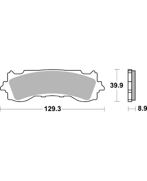 952HS BRAKE PADS SINTER
