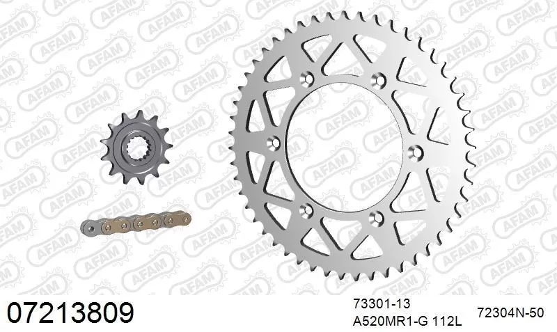 AFAM Chainset - Aluminium