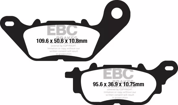 EBC Organic Brake Pads FA662