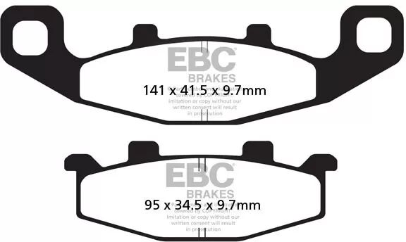 EBC Sintered HH Sportbike Brake Pads FA129HH