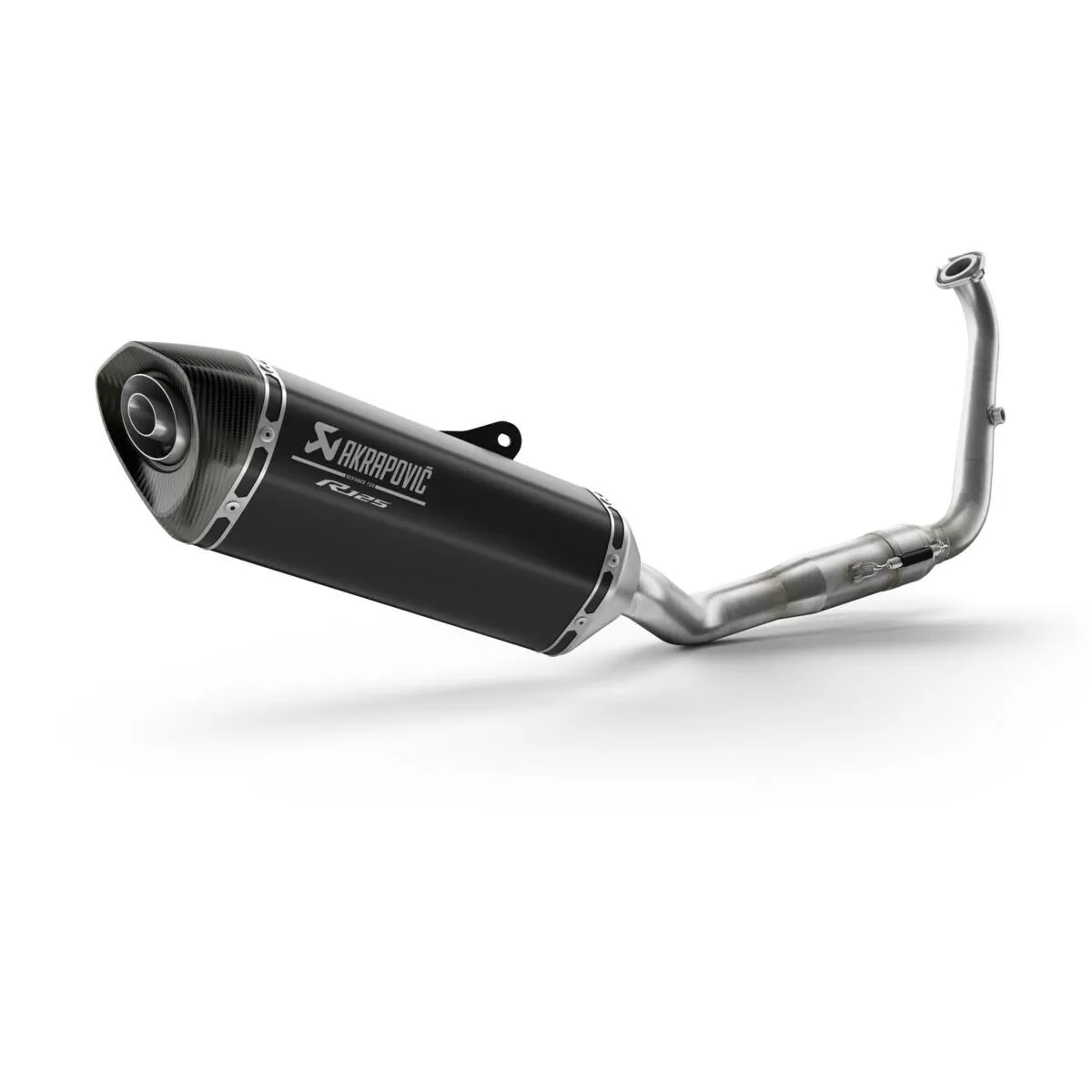 Yamaha Akrapovic Slip-on Exhaust Black YZF-R125