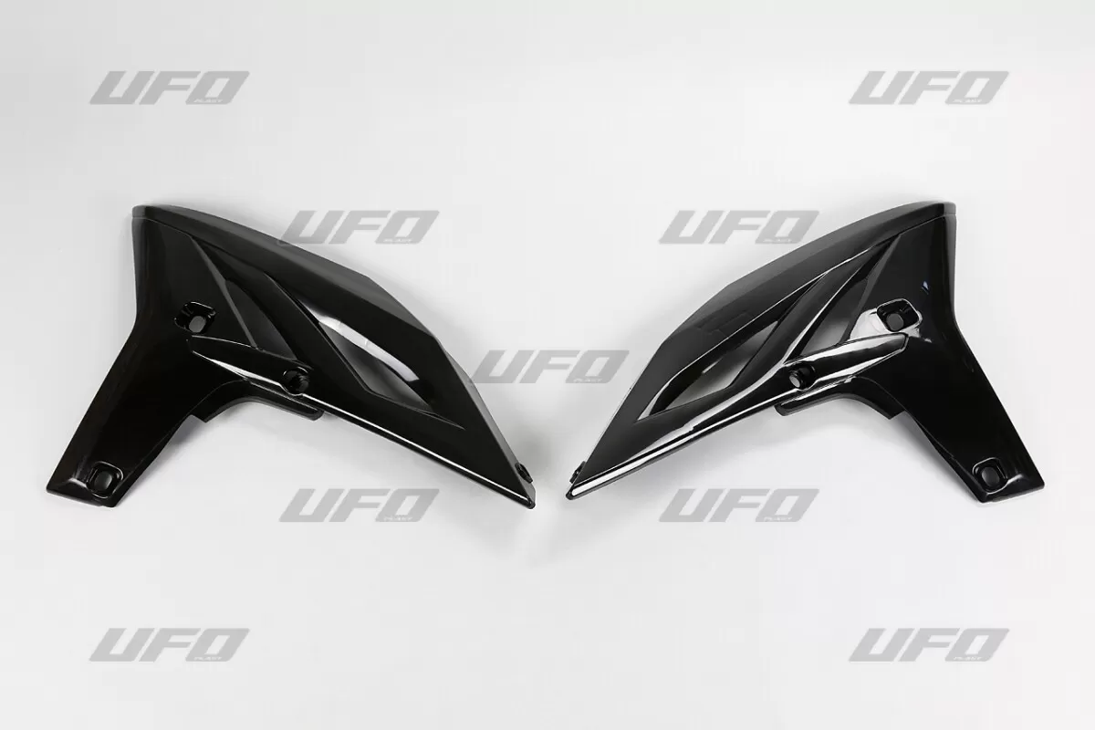 UFO Radiator Covers Black YZF250 11-13 / WRF450 12-16