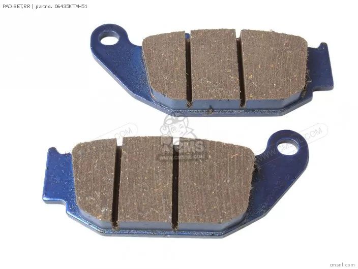 Honda PAD SET, RR. 06435KTYH51