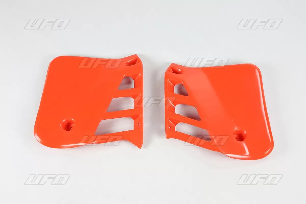 UFO Radiator Covers Orange Honda CR250 1987